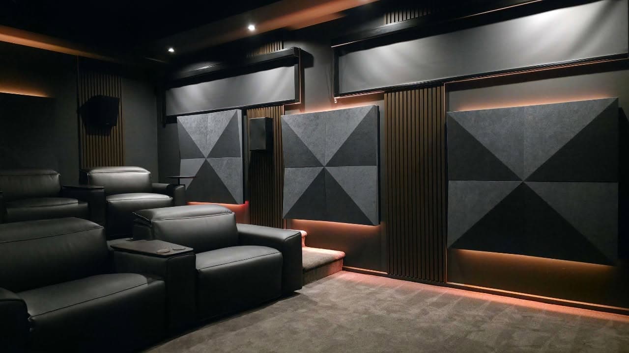 Custom home cinema installation in Adelaide